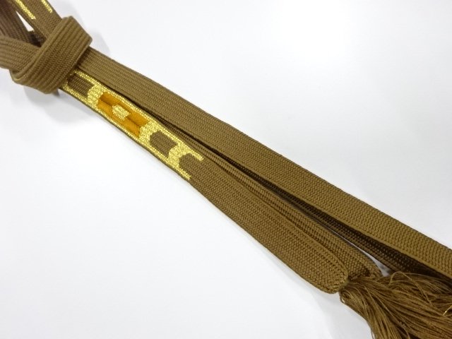 JAPANESE KIMONO / HAND-TIED OBIJIME